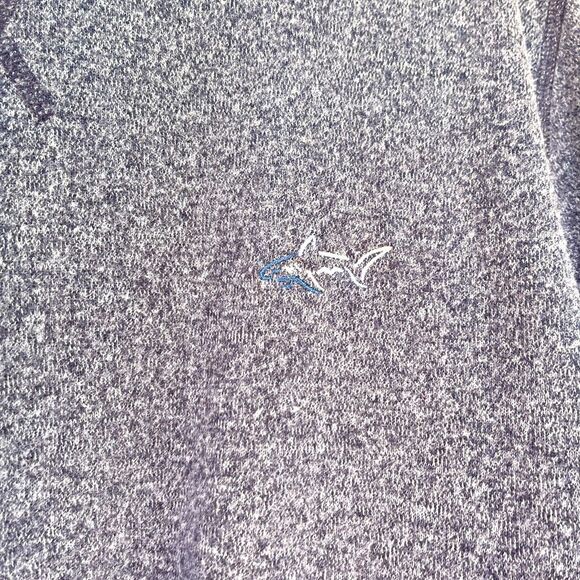 Greg Norman grey textured pattern long sleeved sweater/shirt, soft, crew neck,L - Picture 9 of 10